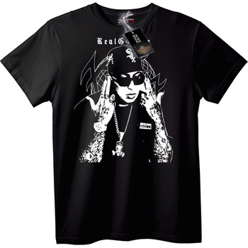 NOONEBRAND Тениска Real G градски стил - M, Black