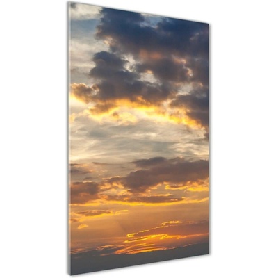 Vertikálny foto obraz sklenený Západ slnka neba 50x100 cm
