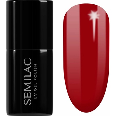 Semilac UV Hybrid Winter Collection gélový lak na nechty s použitím UV/LED lampy odtieň 608 Soft Red 7 ml