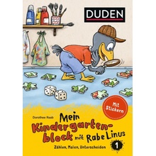 Mein Kindergartenblock mit Rabe Linus 1 Zhlen, Malen, Unterscheiden Raab DorotheePaperback