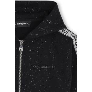 KARL LAGERFELD суичър с цип и качулка за деца с памук (Z31323.156.162)