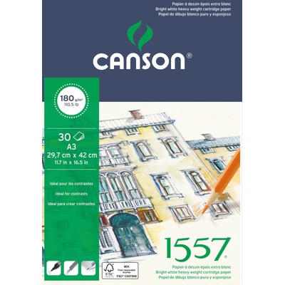 Canson Pad 1557 Drawing Скицник 30 A3 180 g (C204127415)