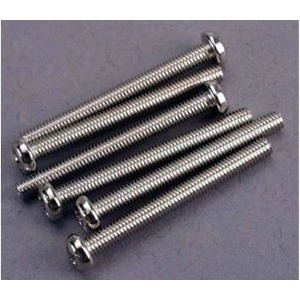 Traxxas кръстата винт M3x30mm полукръгла глава цинк. (6)
