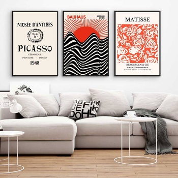 Image 1 of Decono Картини Picasso Matisse Red