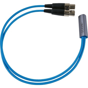 Dekoni Audio Audio Ensemble Oversplit 4-Pin Mini-XLR Blue Кабел за слушалки (CBZ-Y-CL-XLR)