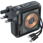 Promate Външна батерия ProMate TRANSMAG-20PRO MagSafe 10000mAh, 15W WC, 22, 5W PD, QC 3.0 - Черна