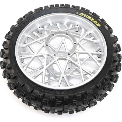 Losi Задно колело с гума Dunlop MX53, хромиран диск: PM-MX