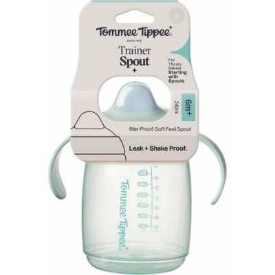 Tommee Tippee tréningový hrnček so cumlíkom 240 ml zelený
