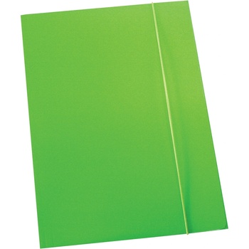 Optima Папка с ластик Optima, 3 капака, картон, светло зелена (26806-А-СВЗЕЛЕН)