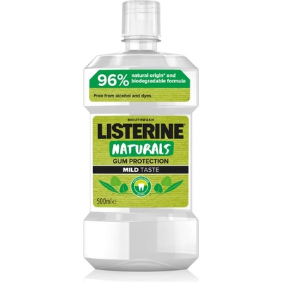 LISTERINE Naturals Gum Protection вода за уста Mild Mint 500ml