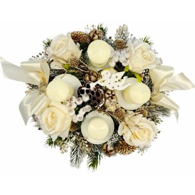 Adventný veniec Lucia, priemer 35 cm