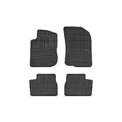 Гумени стелки Frogum за Peugeot 208 2012-2019, Peugeot 2008 2013-2019, 4 части, черни (ET0640)