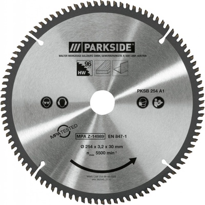 PARKSIDE Pilový kotouč 254 mm PKSB 254 A1 Multi Exterior – Zboží Dáma