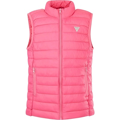 Guess Олекотена грейка за момиче в розово Guess