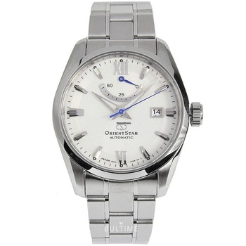 Orient Star RE-AU0006S - Мъжки часовник, Автомат, 39mm, 10 ATM, Бял