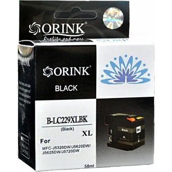 Orink Касета за Brother MFC J5320DW/J5620DW/J5625DW/J5720DW - Cyan - HLC-229XL - Orink - Неоригинална, Заб. : 2400 брой копия (HLC-229XL)