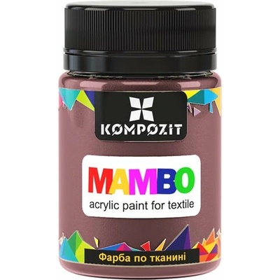 Mambo farba na textil a kožu 50 ml 110 horúca čokoláda