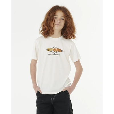 Rip Curl Surf Revival Logo Tee Boy Bone