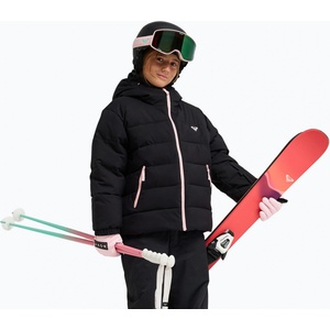 Roxy Детско сноуборд яке ROXY Snowyhill Puffy true black