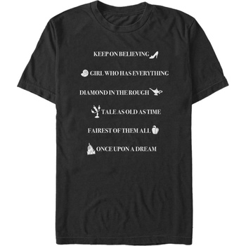 ZOOT. Fan Черна мъжка тениска на Disney Royal Quotes ZOOT. Fan | Cheren | МЪЖЕ | L