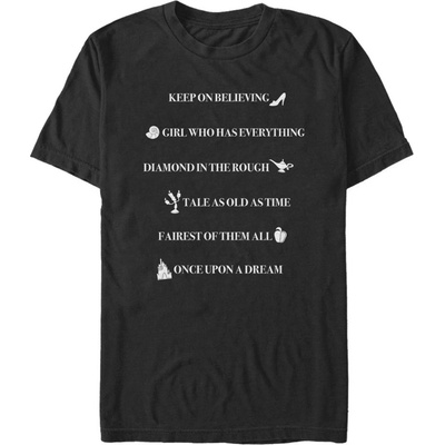 ZOOT. Fan Черна мъжка тениска на Disney Royal Quotes ZOOT. Fan | Cheren | МЪЖЕ | L