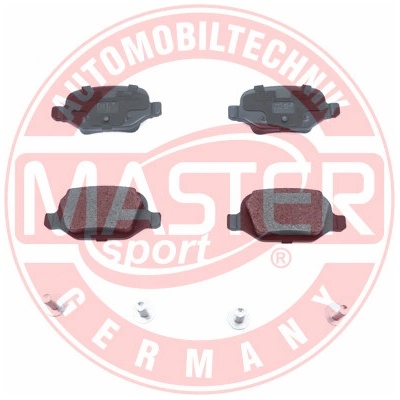 MASTER-SPORT Sada brzdových platničiek kotúčovej brzdy 13046028672NSETMS