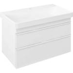 SAPHO Sitia - Шкаф за мивка 76x50x44 см, 2 чекмеджета, бял мат SI080-3131 (SI080-3131)