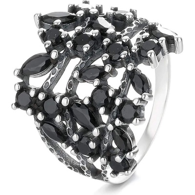 Silenti Jewelry Сребърен пръстен "Цвят" - 9 - 59.5мм (19.1мм диам. )