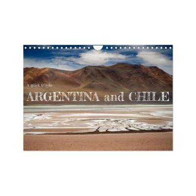 Calvendo A quick trip to Argentina and Chile (Wall Calendar 2026 DIN A4 landscape), CALVENDO 12 Month Wall Calendar | Calvendo, Photostravellers
