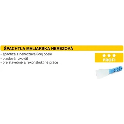 ELIT-SK Špachtľa maliarska nerezová Profi 60mm