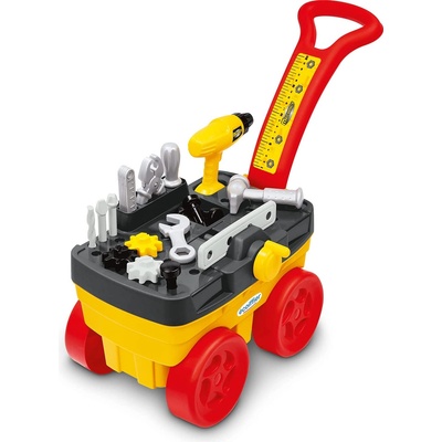 Ecoiffier Комплект Ecoiffier - Работна количка с инструменти, 19 части (7600002419)