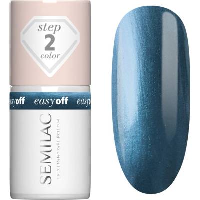 L31 Semilac EASY OFF LED LIGHT lak na nehty Night Teal Blush 7 ml