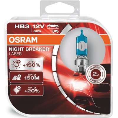 HB3 OSRAM Night Breaker Laser +150% BOX 2ks (1576)