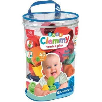 Clementoni Клеми: Конструкторни блокчета - 40 броя (17878)