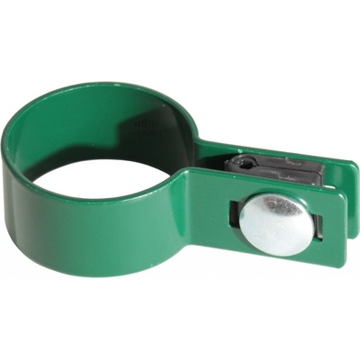 Objímka plotového panelu pro sloupek 48 mm SADA, koncová, zelená