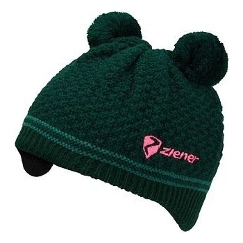 dětská zimní čepice Ziener Impa Mini spruce green