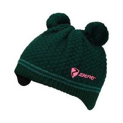 dětská zimní čepice Ziener Impa Mini spruce green