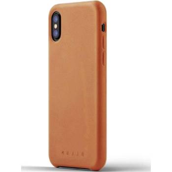 Mujjo Leather Case - кожен (естествена кожа) кейс за iPhone XS, iPhone X (кафяв)