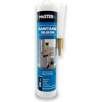 Mastersil Sanitární silikon 315 ml hnědá