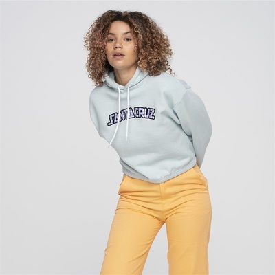 Santa Cruz mikina Gingham Arch Strip Hood Baby Blue BABY BLUE