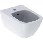 Geberit Smyle Square - Окачено биде с преливник, бяло 500.209. 01.1 (500.209.01.1)