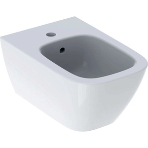 Geberit Smyle Square - Окачено биде с преливник, бяло 500.209. 01.1 (500.209.01.1)