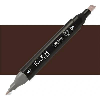 Lihová fixa TOUCH oboustranná Fine & Chisel, Chestnut brown (BR98)