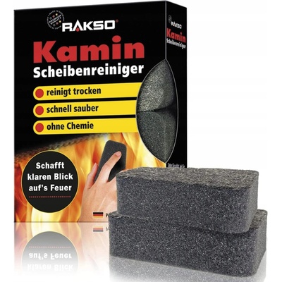 RAKSO Čistič skla nasucho na krby a kamna