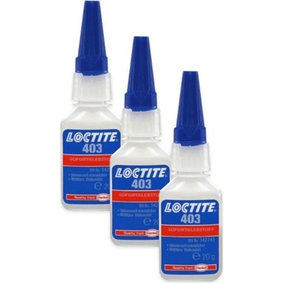 Loctite 403 sekundové lepidlo 20 g 3 ks