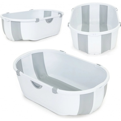 ECOTOYS Dětská vanička skládací turistická vanička šedý odtok – Zboží Dáma