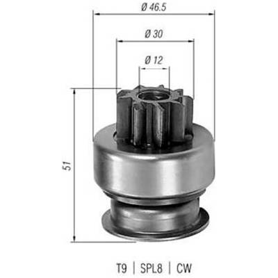 MAGNETI MARELLI Pastorek, startér 940113020185