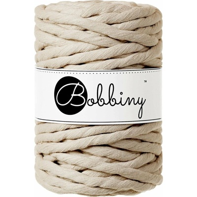 Bobbiny Macrame Cord 9 mm 30 m Beige Šňůra