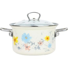 Belis Smaltovaný hrnec se skl. poklicí MEADOW 20 cm/3,6l