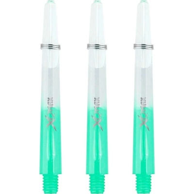XQMax Darts Gradient with Logo - medium - clear green – Zboží Dáma